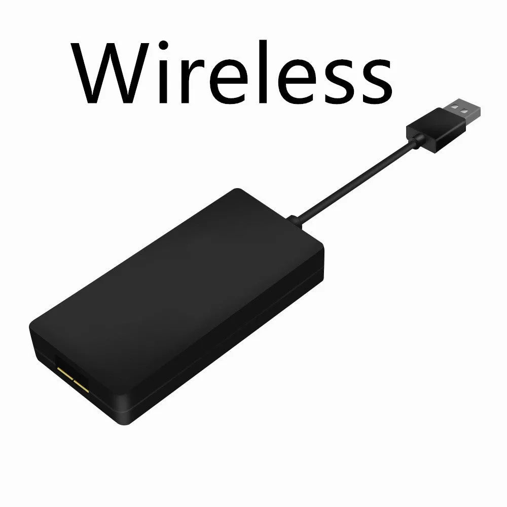 Android car navigation CarPlay USB adapter module in black and white colour options