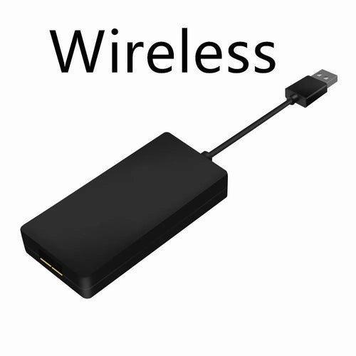 Android car navigation CarPlay USB adapter module in black and white colour options