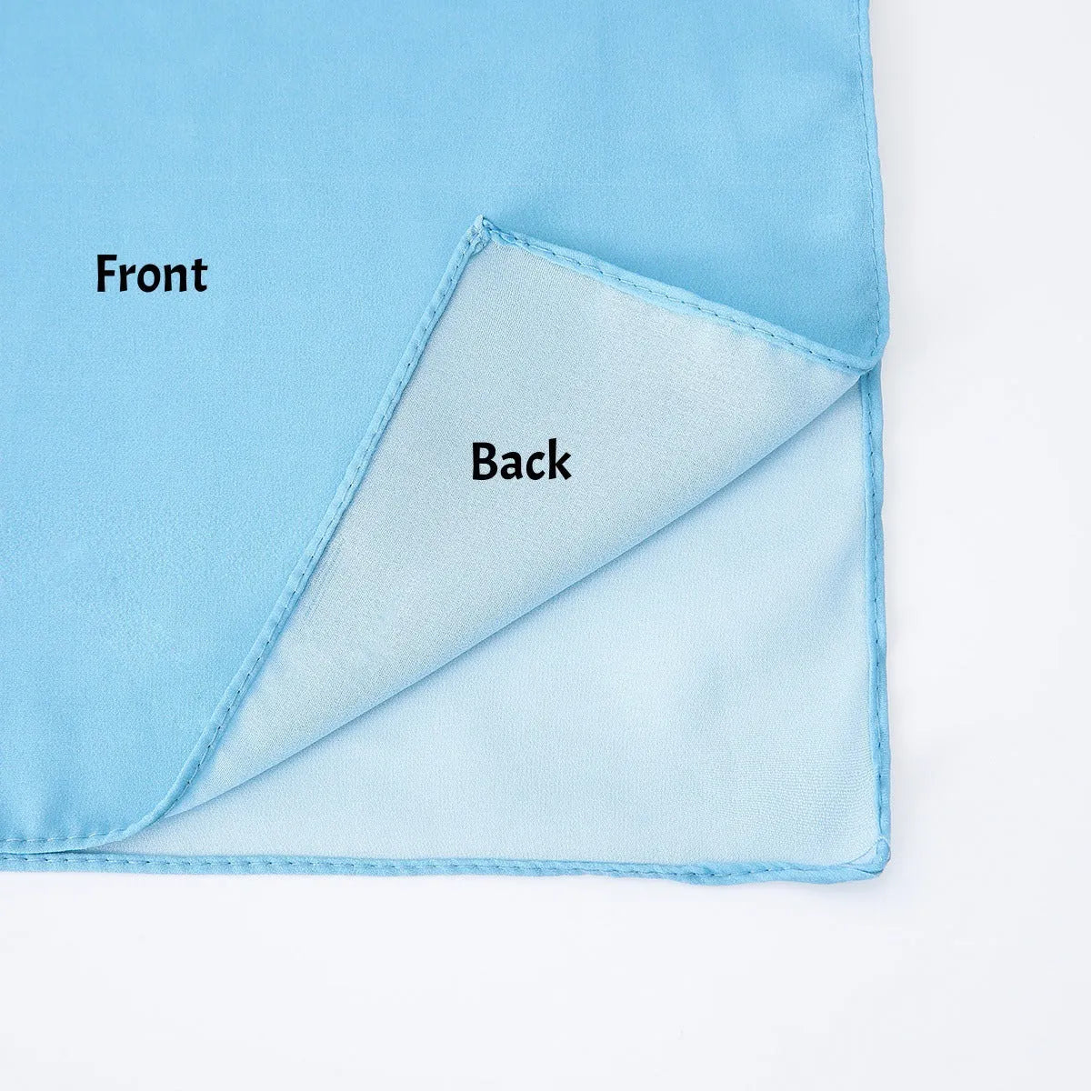 Lightweight chiffon bubble towel texture scarf for women in a summer colour, showing its length.