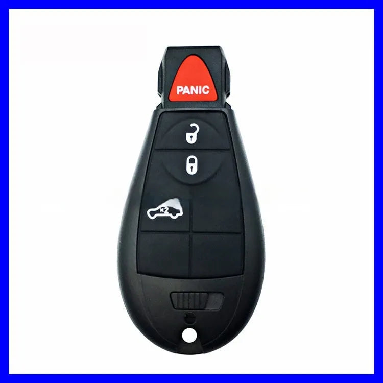 Dodge Chrysler car key shell replacement with ABS brass construction measuring 85x42x15mm