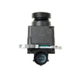 Black plastic reversing camera for Dodge trucks with rotating adjustment feature