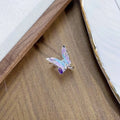 Copper insect ring with adjustable opening in multiple colour finishes