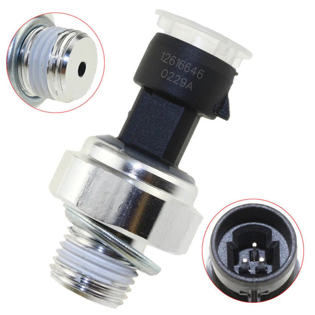 Automotive oil pressure sensor for Buick and Chevrolet vehicles with multiple part numbers