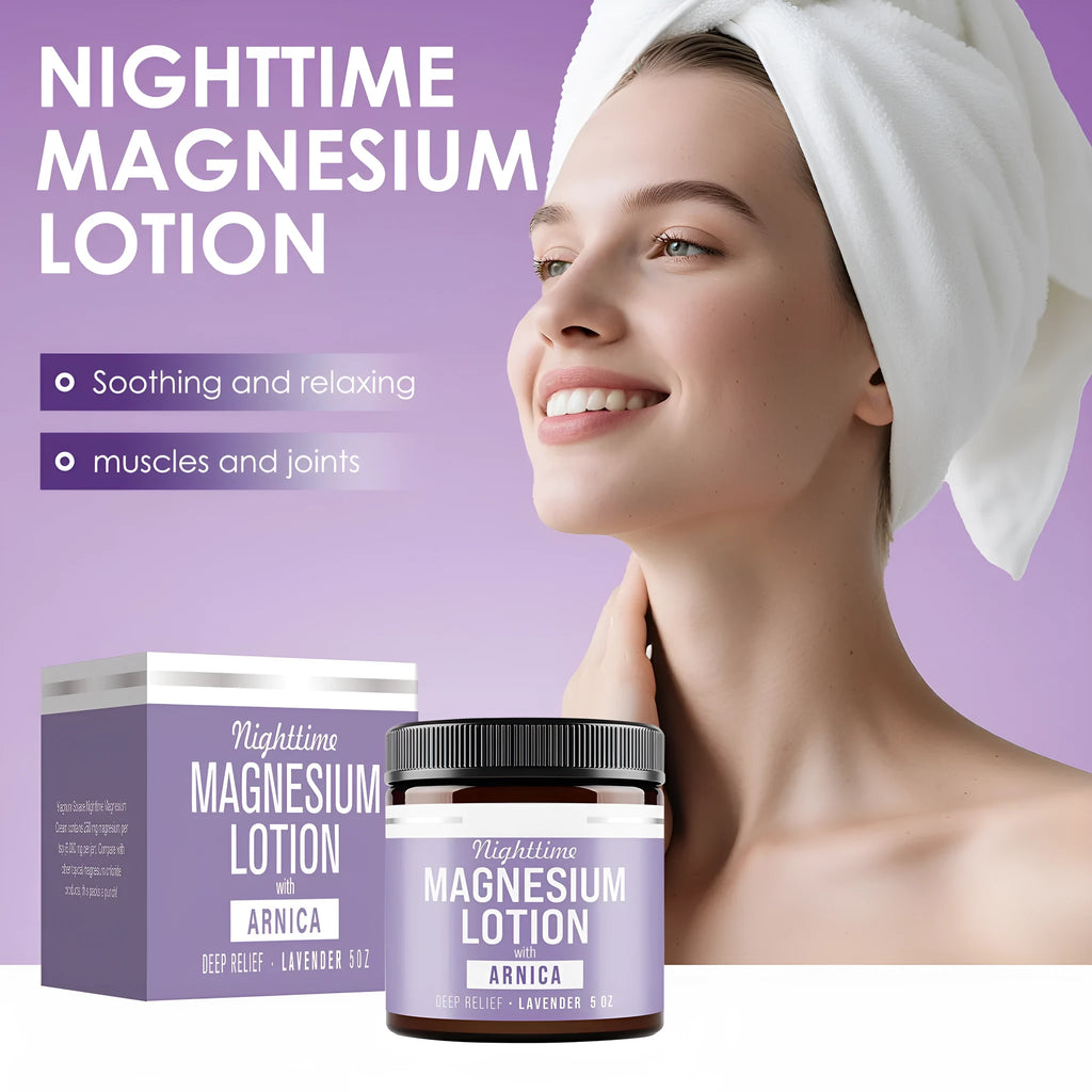 150ml magnesium body butter cream jar with shea butter and grape seed oil for skin moisturising
