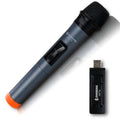 Black ZANSONG V12 dynamic wired handheld microphone with USB receiver and cables