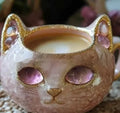 Colourful geode mug crystal cat cup decorative resin crafts in pastoral style