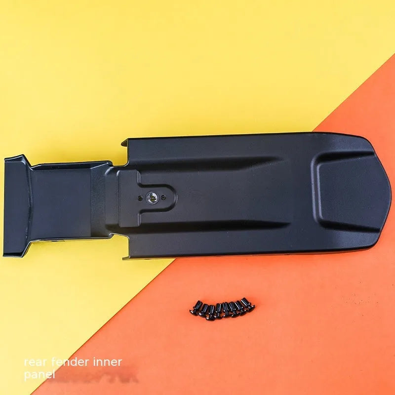 Carbon fibre lengthened rear mudguard and fender set for Light Bee electric off-road bicycle