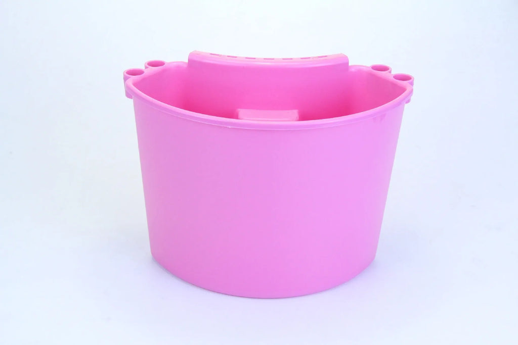24 litre car washing bucket available in black, red, blue, and pink colour options