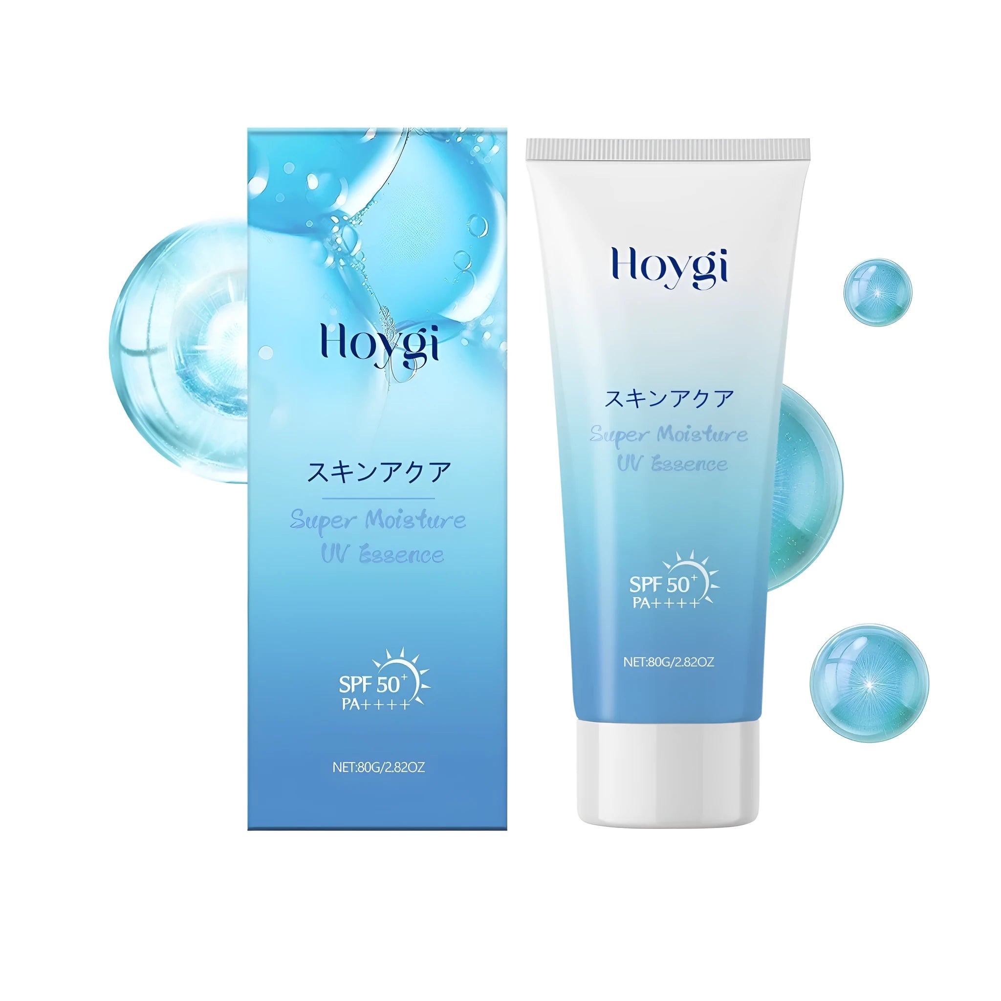 80g tube of refreshing moisturising sunscreen with titanium dioxide and hyaluronic acid