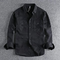 Men's loose fit shirt overalls in polyester fabric with long sleeves available in multiple colours