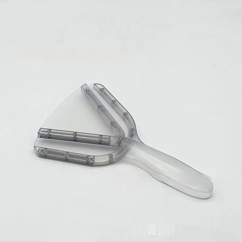 Adjustable telescopic bottle opener with non-slip grip in transparent red, grey, or clear ABS plastic