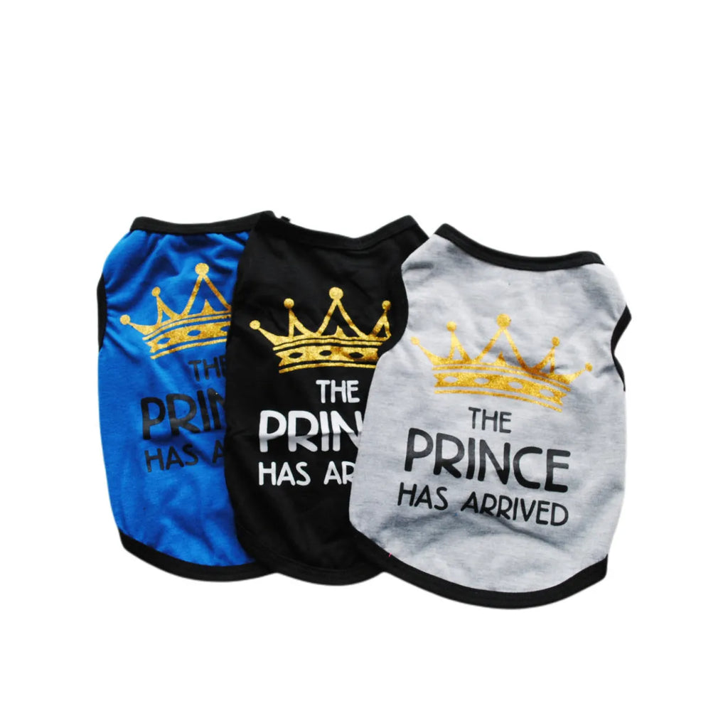 Cotton puppy vest in multiple colours and sizes for spring and summer dog clothing