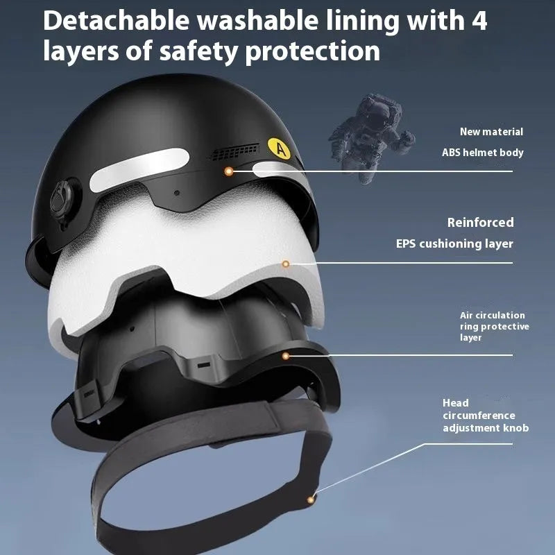 3C certified polypropylene electric bike helmet for adult electric vehicle commuting