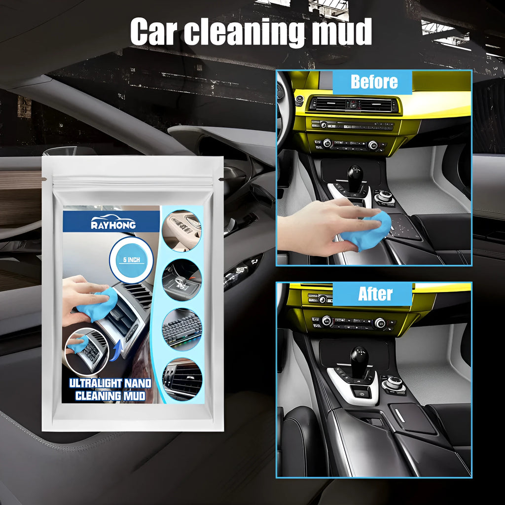 Car interior gap cleaning mud jelly compound for dust removal in tight spaces