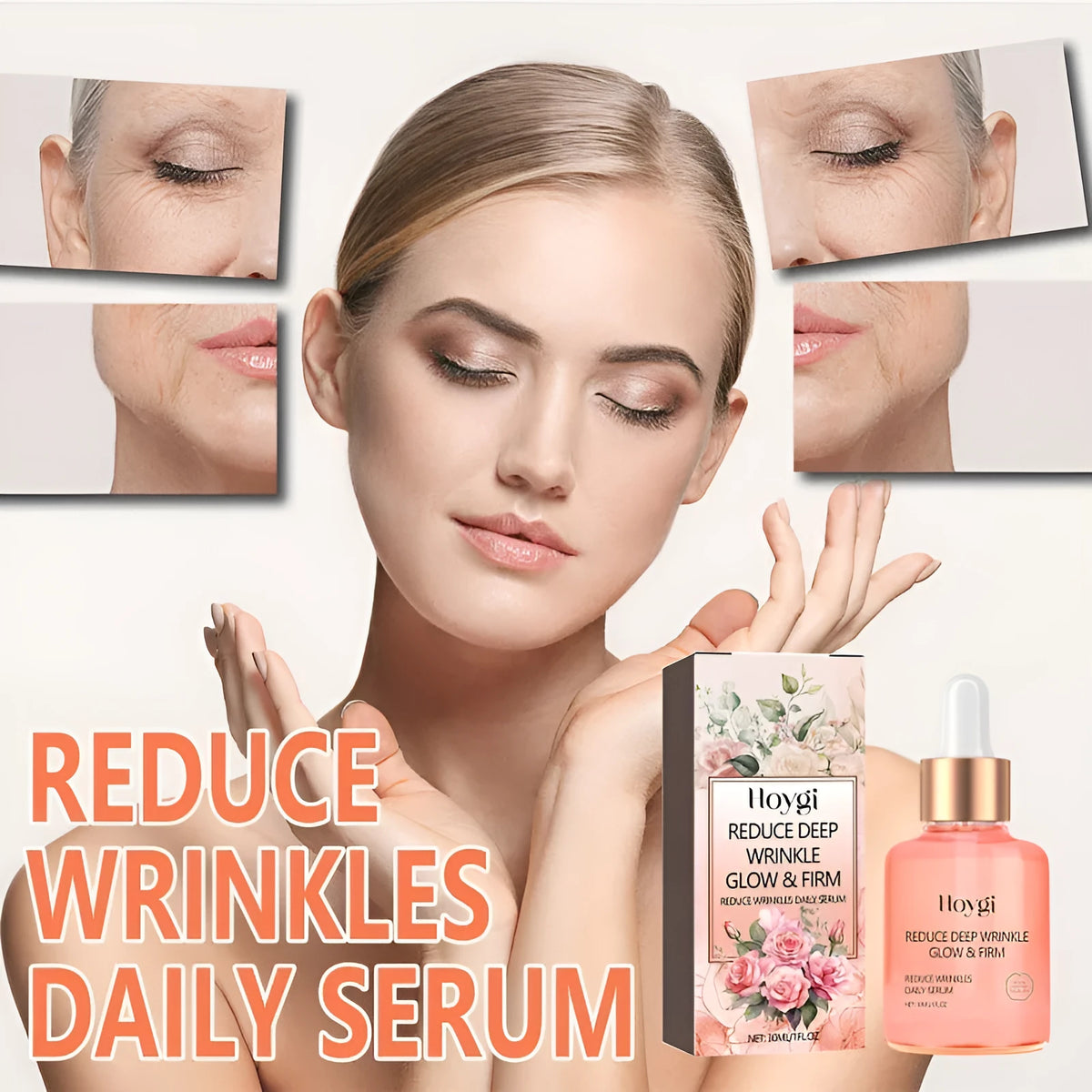 30ml rose essential oil bottle for skin brightening and wrinkle smoothing