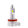 Universal three-colour LED fog lamp bulb with aluminium housing for cars, motorcycles and trucks.