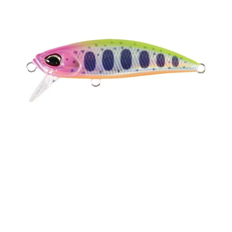 Japanese submerged mino hard plastic fishing lure, 48mm long, for mandarin fish and snakehead.