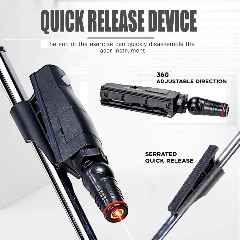 Black golf putter laser aiming sight alignment tool accessory