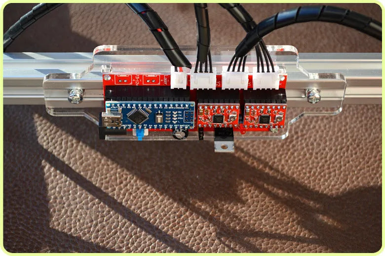 3000mW miniature laser engraving machine with 400mm by 300mm base plate for marking and lettering