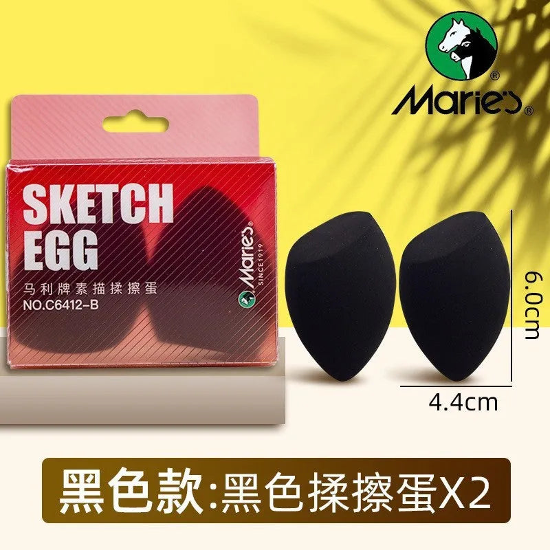 Yellow plastic rubbing knife for erasing fluorescent pen marks from sketches