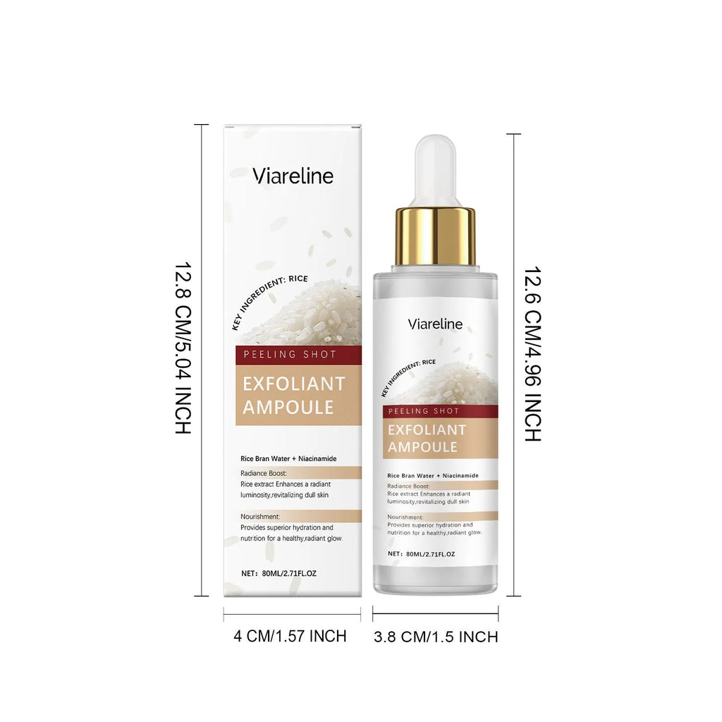 80 ml bottle of hyaluronic acid and salicylic acid facial moisturising liquid.