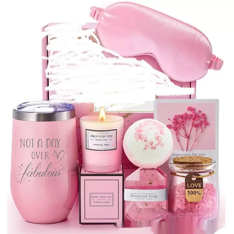 Soy wax aromatherapy candle gift set with multiple colour suit options in gift box