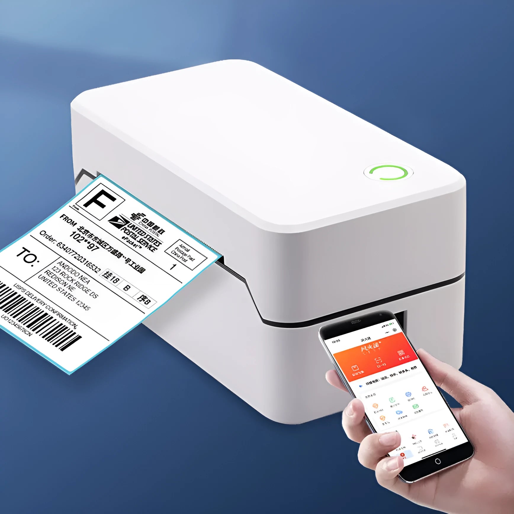 Thermal express single electronic surface printer with Bluetooth connectivity, compact 149mm width design