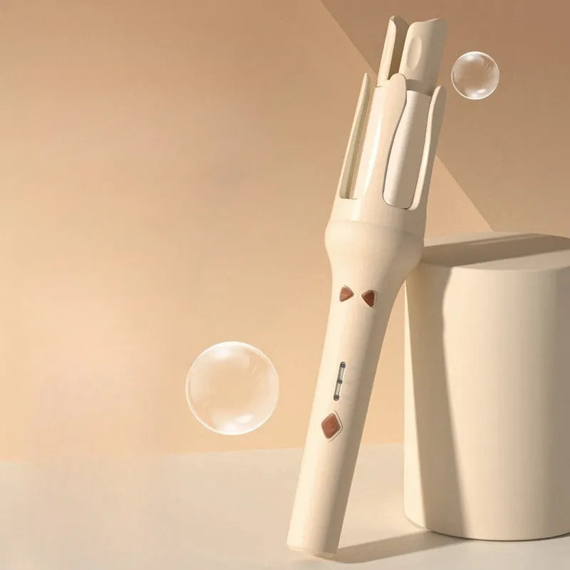Automatic hair curler with 32mm barrel in white and Chigo colour options