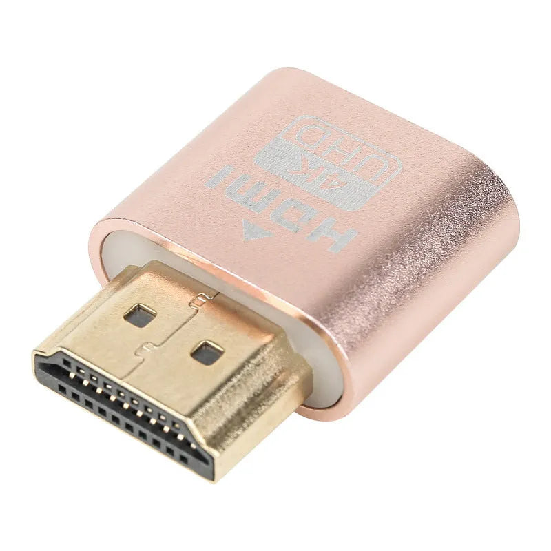 Graphics card HDMI dummy load adapter with 26.5mm length in multiple interface colour options