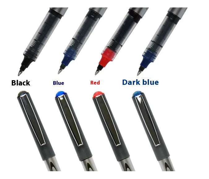 0.5mm water-based quick-drying signature pen with plastic barrel available in black blue red ink colours