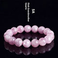 Polished purple crystal bead bracelet in Korean style geometric unisex design.