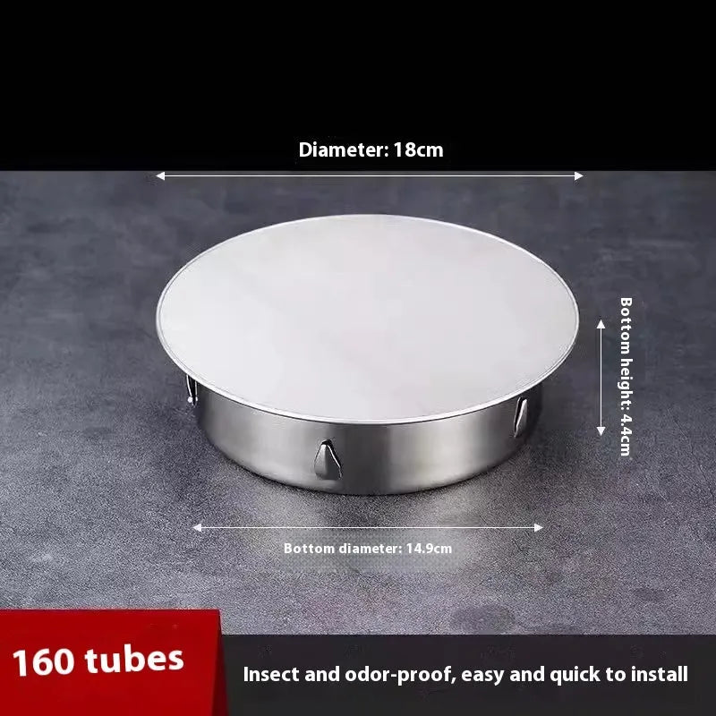 Stainless steel floor drain deodorant seal cover with modern design