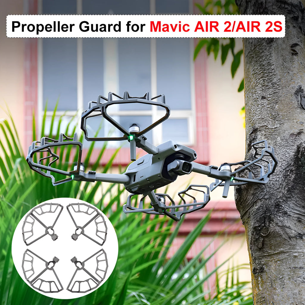 Grey ABS propeller anti-collision protection ring for DJI Mavic Air 2 and Air 2S drones.