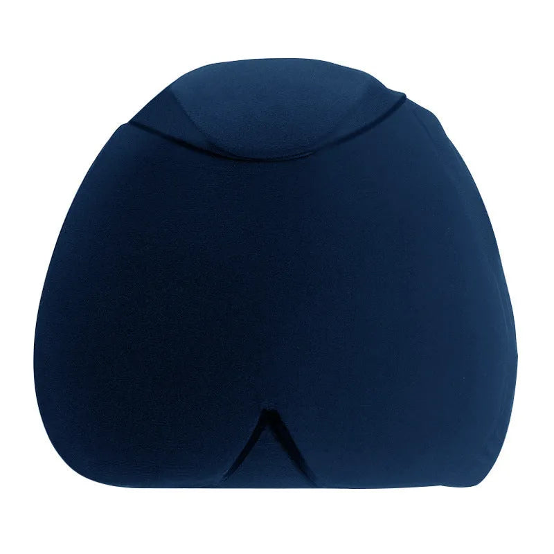 Simple solid colour cold compress cap in black, pink, or dark blue with fully enclosed design