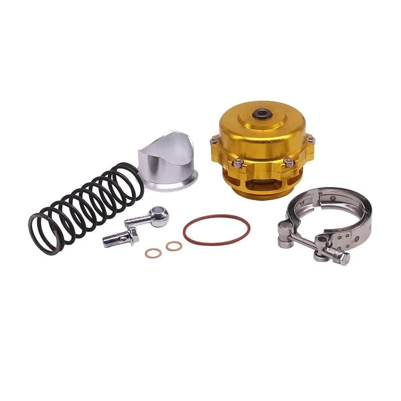 Aluminium alloy blowdown valve pressure relief device for turbocharger protection in six colour options