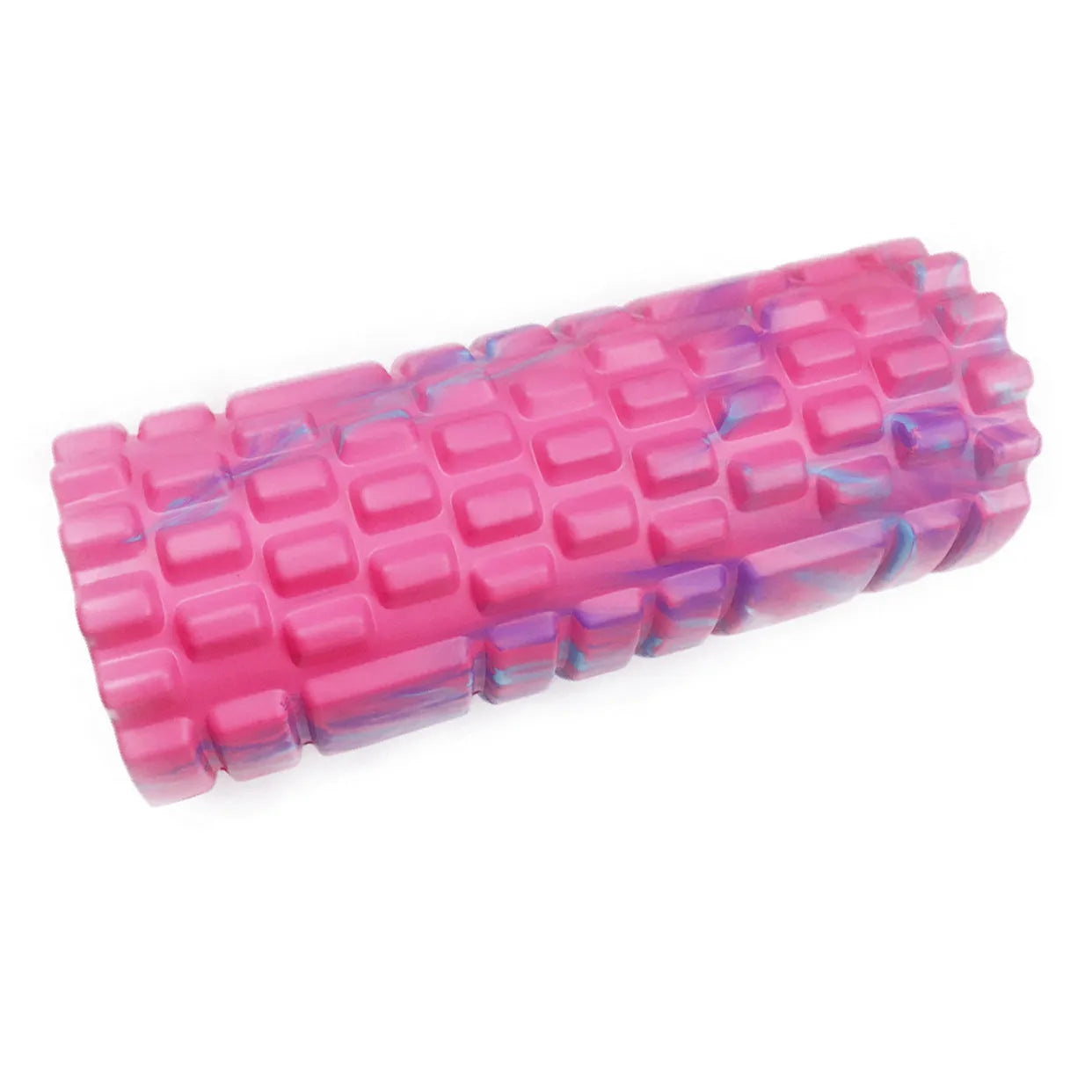 33cm camouflage pattern EVA foam roller in blue green yellow colour variant