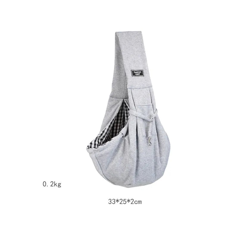 Folding cat messenger backpack with mesh windows, shown in a choice of colours including blue and grey.