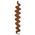 Wine red synthetic wig with big waves, 24 inches long, for crochet braid hairstyles.