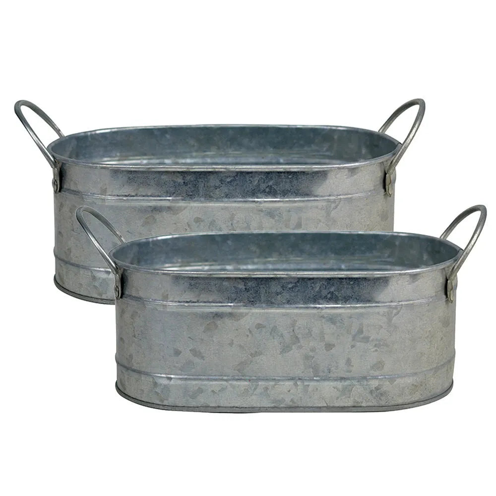 Iron sheet succulent flowerpot for desktop use with corrosion-resistant construction