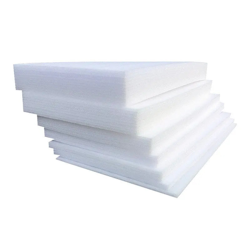 White high-density EPE pearl cotton foam board measuring 2 metres by 1 metre.