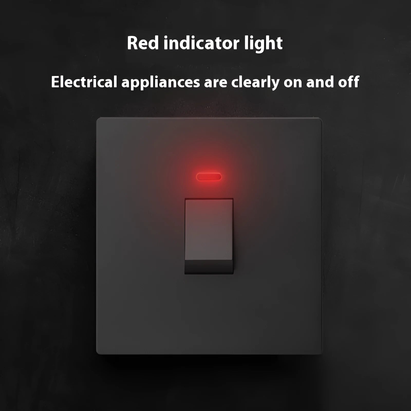 Gold, grey, and white illuminated high-current 3-pole electrical switch for appliances.