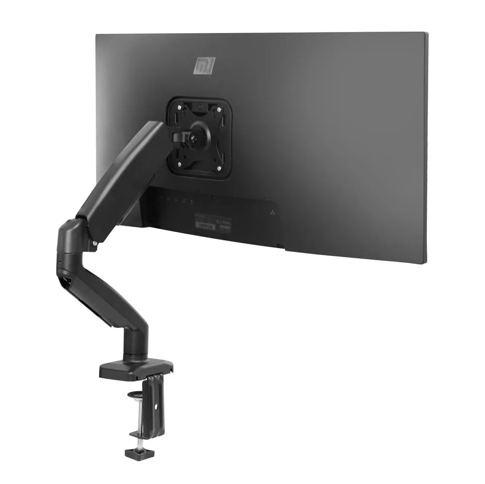 Black rotating telescopic LCD screen bracket elevated desk stand