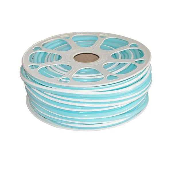 Flexible silicone neon light bar decorative seal strip showing 8mm width and available colour options