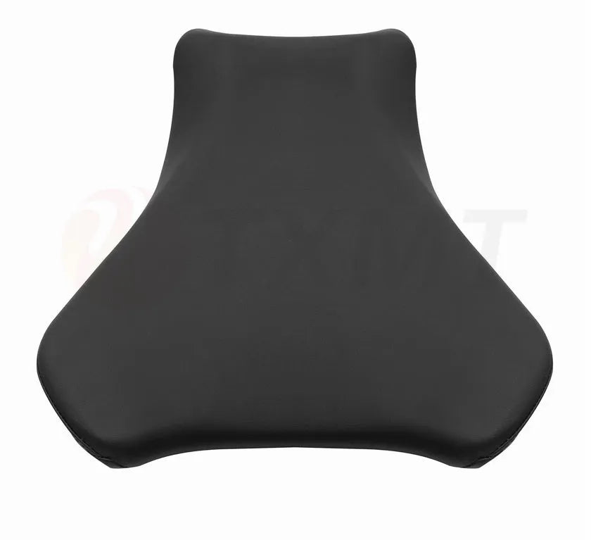 Black PU leather seat covers for Suzuki GSXR1000 motorcycle front and rear seats