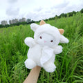 Lamb design plush car tissue box cover for automotive and household decoration