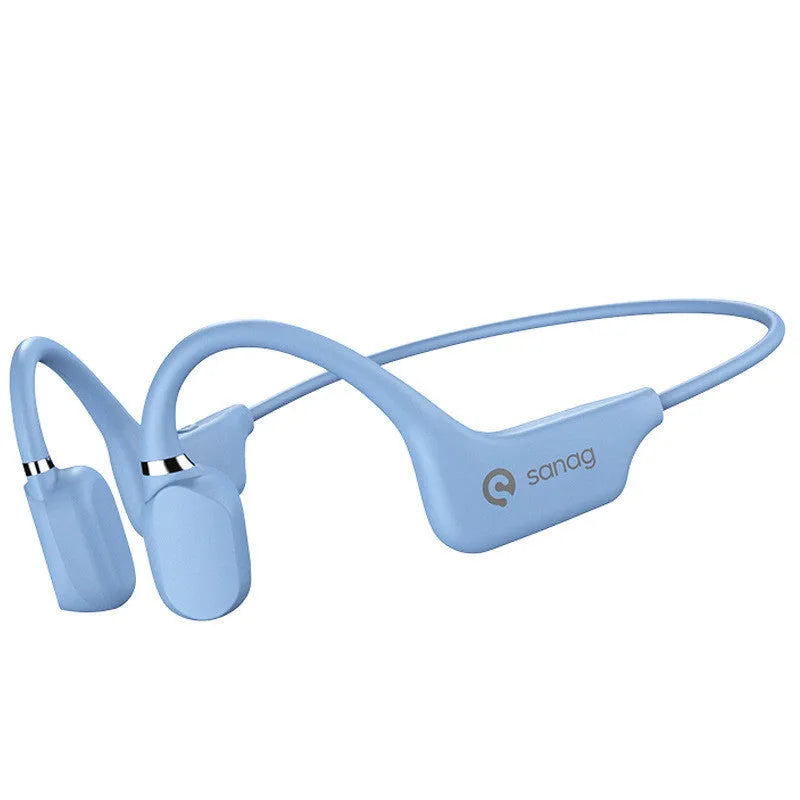 Wireless bone conduction sports headphones with neckband design in multiple colour options