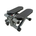 Silver grey hydraulic pedal exercise machine for home waist slimming workouts