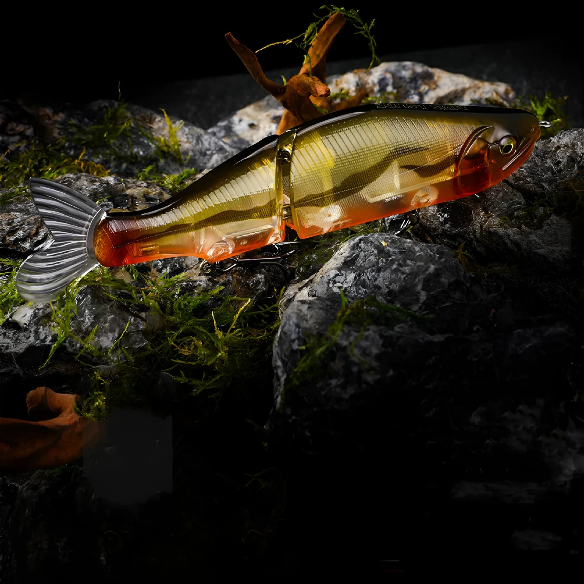185mm plastic fishing lure for bass with 15 colour variations including natural and bright patterns