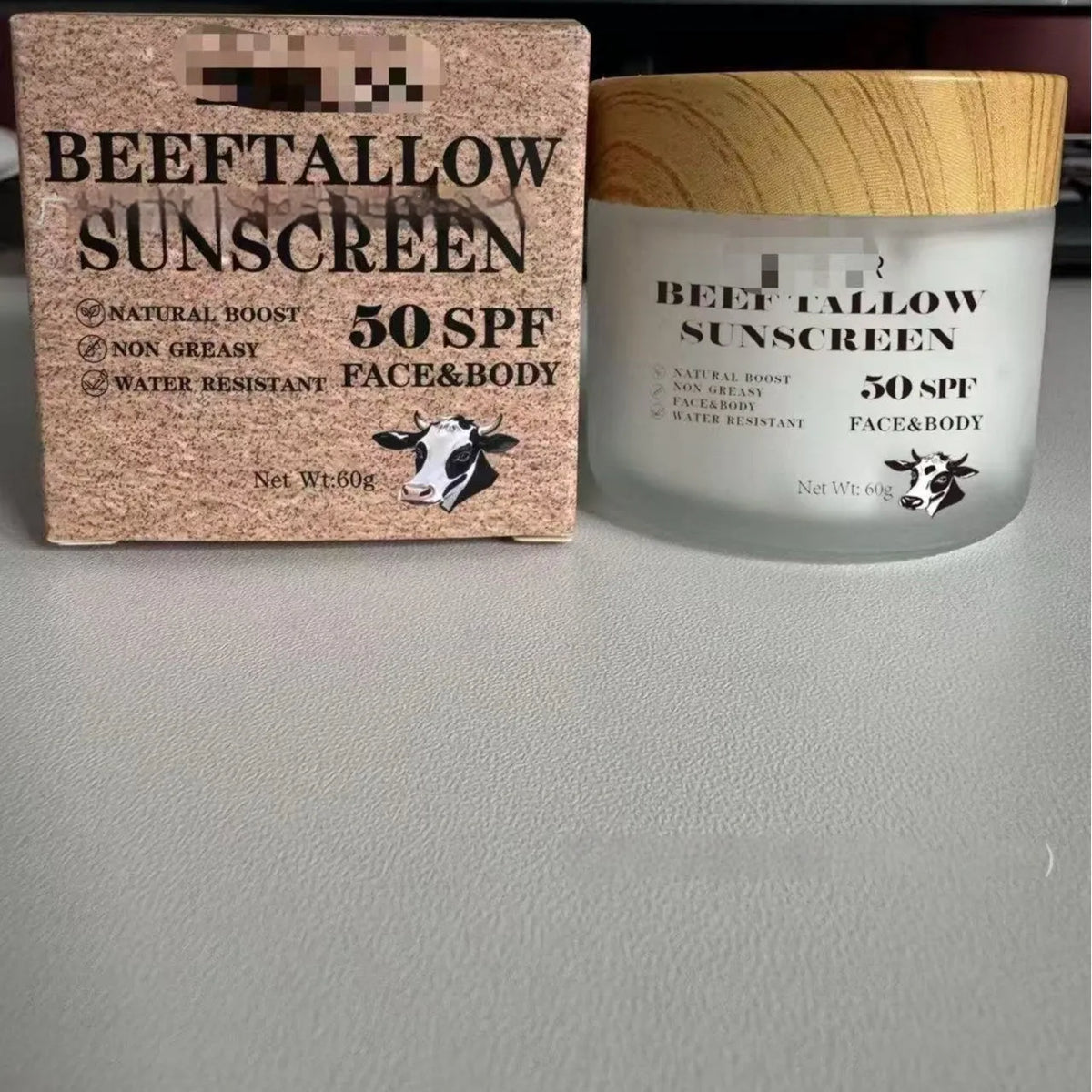 60g beef tallow protective cream jar with waterproof non-greasy formula