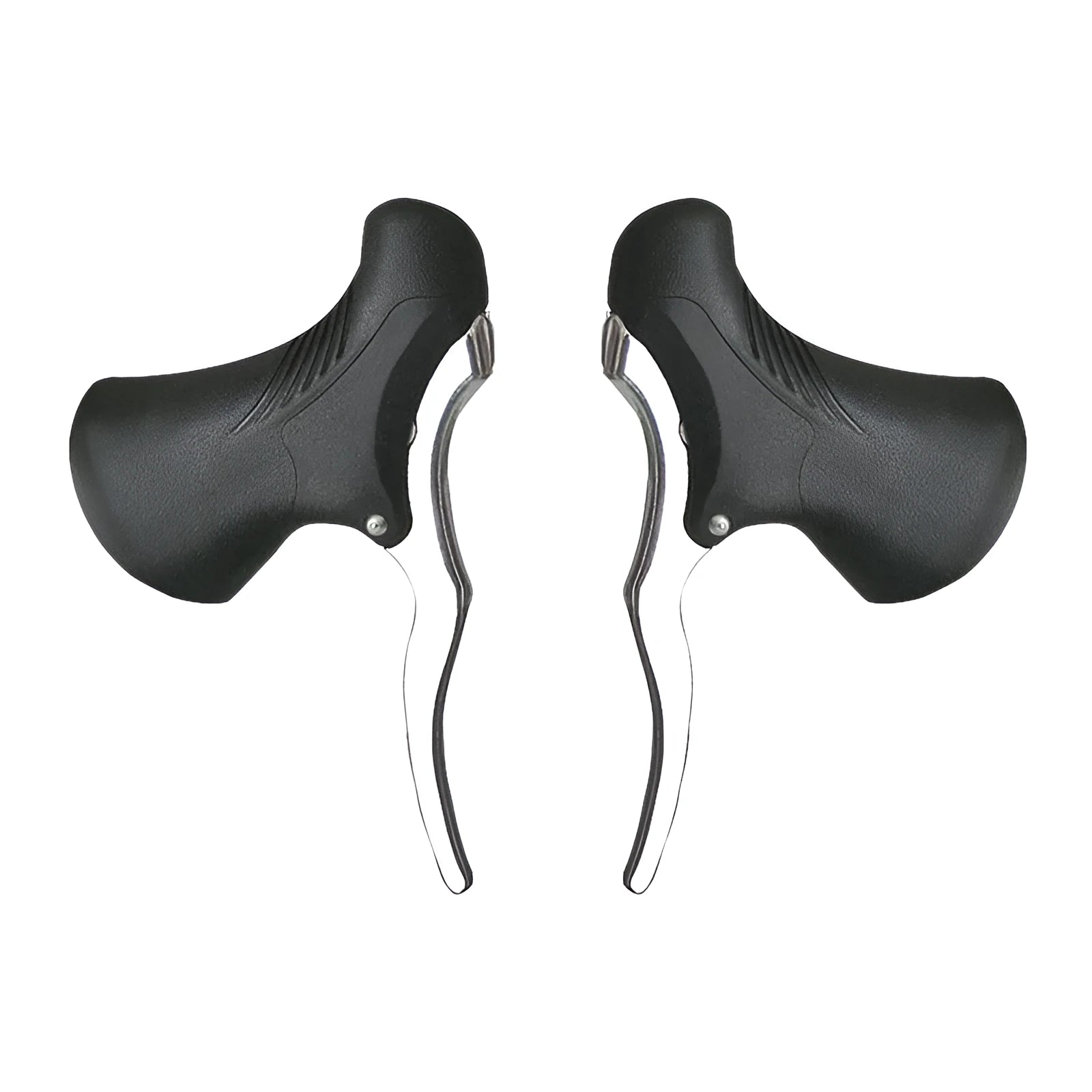 Pair of aluminum alloy road bicycle brake handles in black colour option